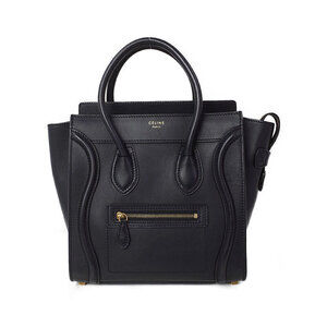 Celine Shopper Tote Luggage Logo Handbag